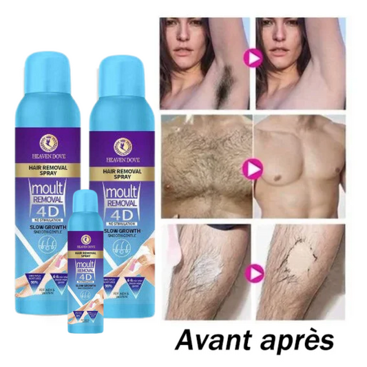 Spray épilatoire pour le corps pour homme & femme